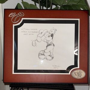 This is a framed, limited-edition Disney artist proof